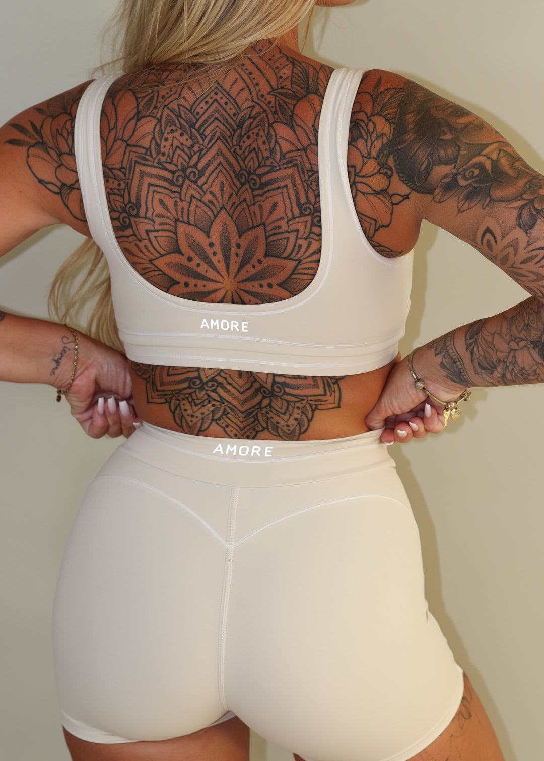 Linéa Luxe Sport Bra Top Sand Beige