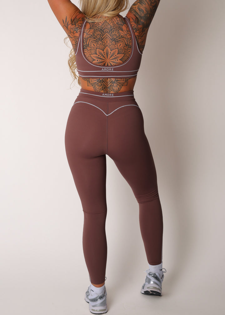 Linéa Luxe Legging Mocha Brown
