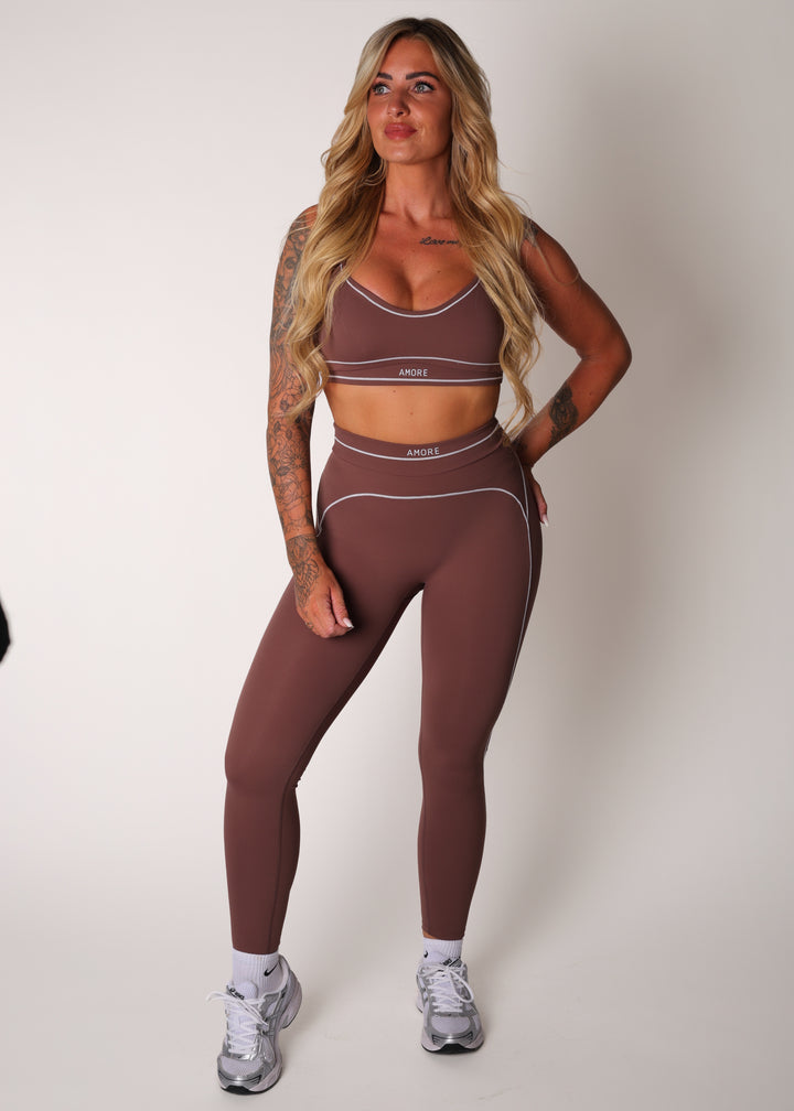 Linéa Luxe Legging Mocha Brown