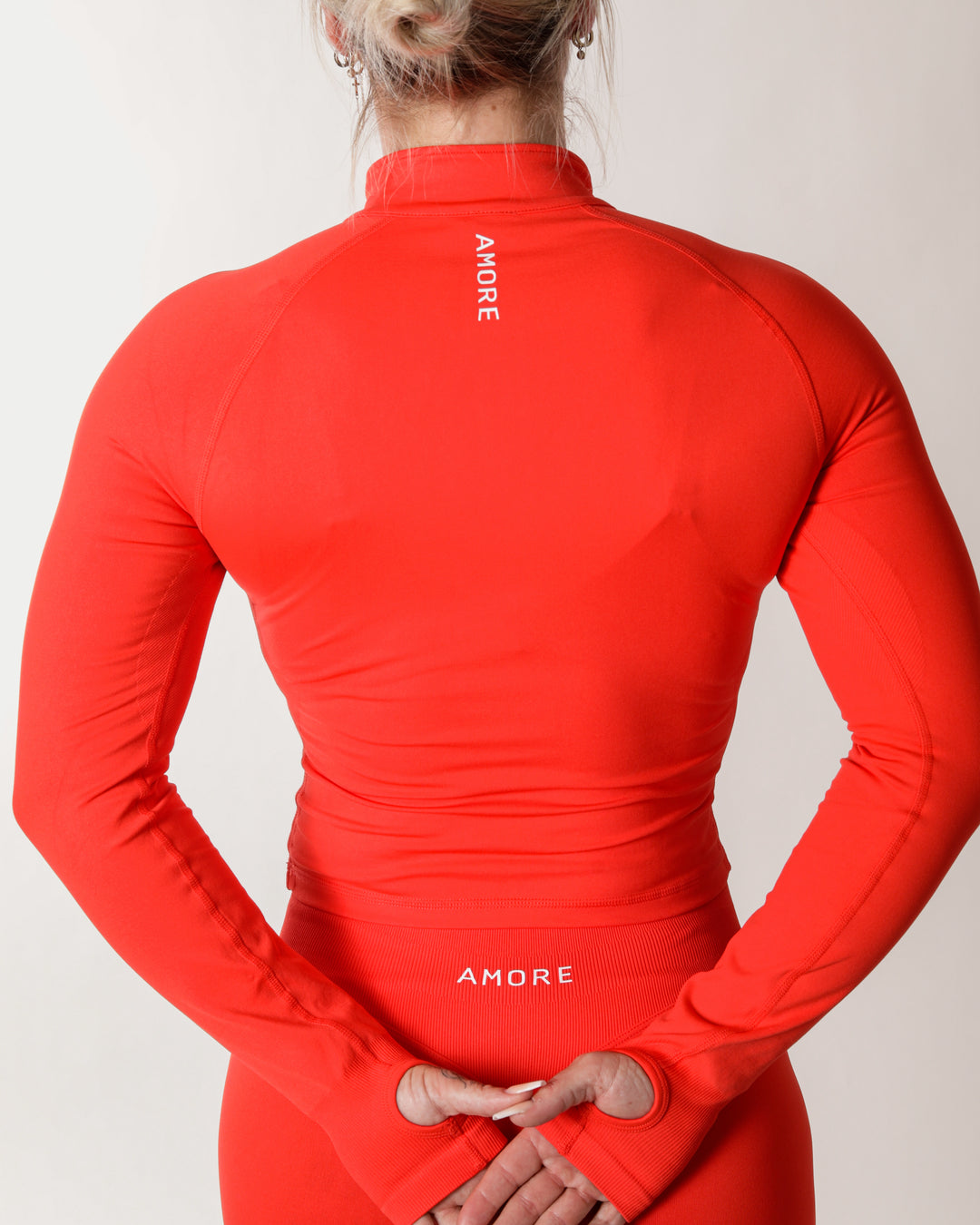 Soléa Sculpt Halfzip Jacket Chili Red